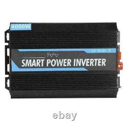 Sine Wave Car Power Inverter 4000W Peak DC 12V to 240V AC Converter UK