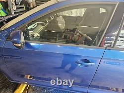 Skoda Rapid 2017 LH Passenger Front Door Blue F5W 5JA831051C, 5JA831055B