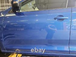 Skoda Rapid 2017 LH Passenger Front Door Blue F5W 5JA831051C, 5JA831055B