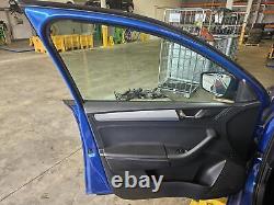 Skoda Rapid 2017 LH Passenger Front Door Blue F5W 5JA831051C, 5JA831055B