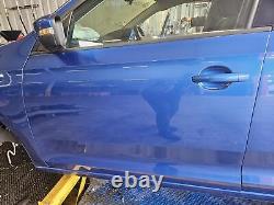 Skoda Rapid 2017 LH Passenger Front Door Blue F5W 5JA831051C, 5JA831055B