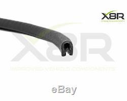 Small Flexible Metal Reinforced Rubber Edge Trim 6.5mm 9.5mm Fits 1mm 2mm