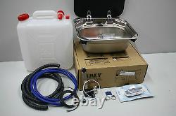 Smev 8005 Sink and Plumbing kit, Campervan Sink, Motor Home sink, Caravan Sink