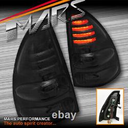 Smoked Black LED Tail Lights for TOYOTA LAND-CRUISER FJ120 PRADO 2003-2009