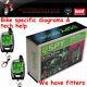 Spy 5000 Motorbike Motorcycle Alarm & Immobiliser 2 Way Lcd Pager Remote Start