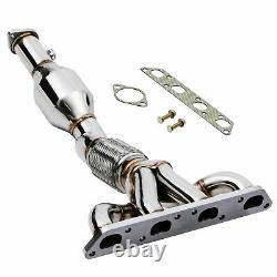 Stainless Exhaust Manifold Decat De Cat For Mini One 1.6 Cooper S R50 R52 R53
