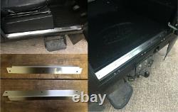 Stainless Front, MIDDLE ROW & Rear carpet retainer trims To Fit Defender 110