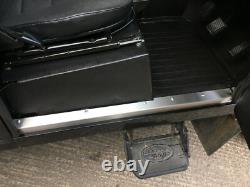 Stainless Front, MIDDLE ROW & Rear carpet retainer trims To Fit Defender 110