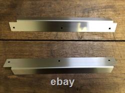 Stainless Front, MIDDLE ROW & Rear carpet retainer trims To Fit Defender 110