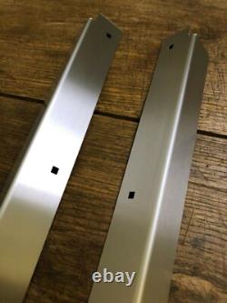 Stainless Front, MIDDLE ROW & Rear carpet retainer trims To Fit Defender 110