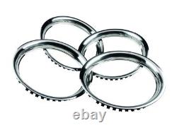 Stainless Steel 15 Solid Wheel Beauty Rings