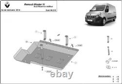 Steel AdBlue tank guard for Renault Master 3 Model 3 (2016-2021)