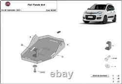 Steel differential guard for Fiat Panda 4x4 (2011-2025)
