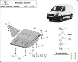 Steel skid plate / sump guard for Mercedes Sprinter (2006-2018)