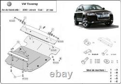 Steel skid plate / sump guard for Volkswagen Touareg 7L (2003-2010) Steel skid plate / sump guard for Volkswagen Touareg 7L (2003-2010)