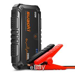 Suaoki U28 2000A Car Jump starter 18000mAh Battery Charger Booster Powerbank LED