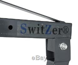 SwitZer Grey 2 Ton Hydraulic Folding Engine Crane Stand Hoist lift Jack Wheel