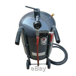 Switzer Portable Sand Blaster 76L 20 Gallon Mobile Sand Bead Blasting Gun Incl