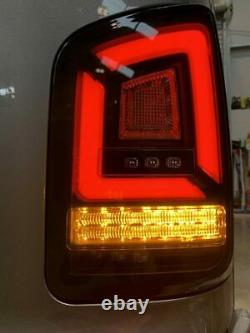 T5.1 Transporter 2010-15 Sequential Indicator LED Rear Lights Black Smoke