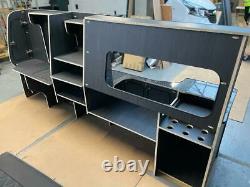 T5 T6 VW transporter LWB kitchen furniture Assembled camper van lightweight Ply