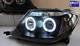 Toyota Hilux Sr5 05-10 Double Cab Black Led Twin Halo Projector Headlight
