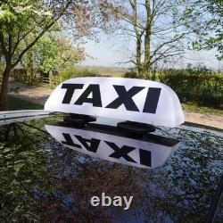 Taxi Sign for Glass Roof Vacuum Suction Mounted Illuminated Light Up 24