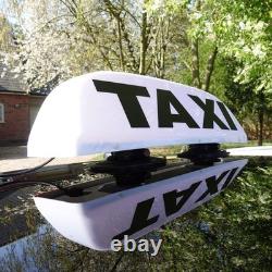 Taxi Sign for Glass Roof Vacuum Suction Mounted Illuminated Light Up 24