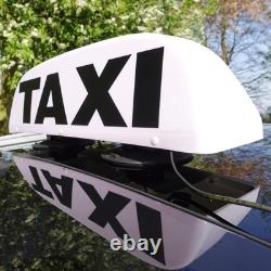 Taxi Sign for Glass Roof Vacuum Suction Mounted Illuminated Light Up 24