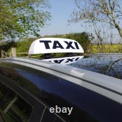 Taxi Sign for Glass Roof Vacuum Suction Mounted Illuminated Light Up 24
