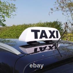 Taxi Sign for Glass Roof Vacuum Suction Mounted Illuminated Light Up 24