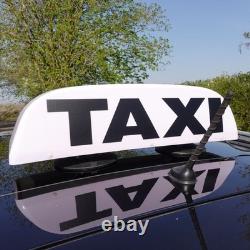 Taxi Sign for Glass Roof Vacuum Suction Mounted Illuminated Light Up 24