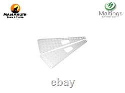 Terrafirma Chequer Plate Wing Top Silver Fits Def 90/110 Pre 2007