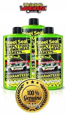 Three Steel Seal (x3) Fixes Blown Head Gasket Guaranteed Cylinder Head Steelseal