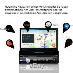 Tristan Auron Android Autoradio mit Navi Navigation Bluetooth DAB+ 1 DIN GPS 3G