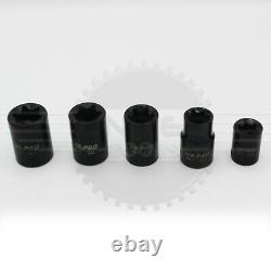US PRO Tools 17pc 3/8 & 1/2 dr Impact E-Torx Socket Sockets Set E5 to E24 3420