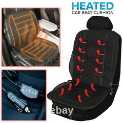 Universal 12V Car Seat Pad Cushion Cover Heating Heater Warm Heated Cold Winter