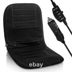 Universal 12V Car Seat Pad Cushion Cover Heating Heater Warm Heated Cold Winter