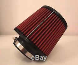 Universal K&N Cold Air Filter Intake Induction Kit Lifetime Warranty Cone Style