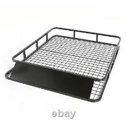 Universal Roof Basket Steel Cargo Luggage Tray Folding Carrier Rack 1.21.0m