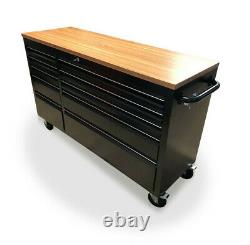 Us Pro Tool Chest Box Bench Black 55 Finance Available