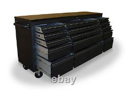 Us Pro Tools Tool Cabinet Chest Box Black Bench 72 Heavy Duty Finance Available