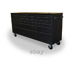 Us Pro Tools Tool Cabinet Chest Box Black Bench 72 Heavy Duty Finance Available