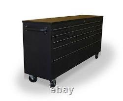 Us Pro Tools Tool Cabinet Chest Box Black Bench 72 Heavy Duty Finance Available