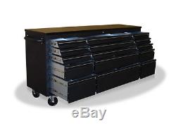 Us Pro Tools Tool Cabinet Chest Box Black Bench 72 Heavy Duty Finance Available