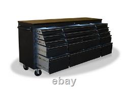 Us Pro Tools Tool Cabinet Chest Box Black Bench 72 Heavy Duty Finance Available