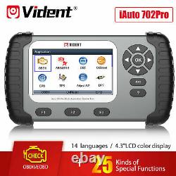 VIDENT iAuto 702Pro Car Diagnostic Tool OBD2 Scanner for ABS SRS DPF EPB TPMS UK