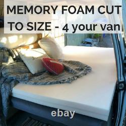 VW Camper T5 T4 T25 Van or Rock N Roll bed MEMORY FOAM 2 Mattress Topper Foam