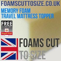 VW Camper T5 T4 T25 Van or Rock N Roll bed MEMORY FOAM 2 Mattress Topper Foam