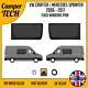 Vw Crafter 2006-2017 Front Fixed Windows Pair With Bonding Kit And U-trim