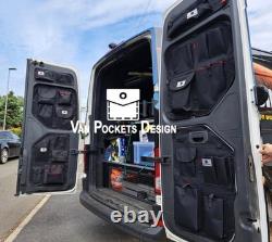 VW Crafter 2017+ Barn Door Storage Organiser Van Full set of 6